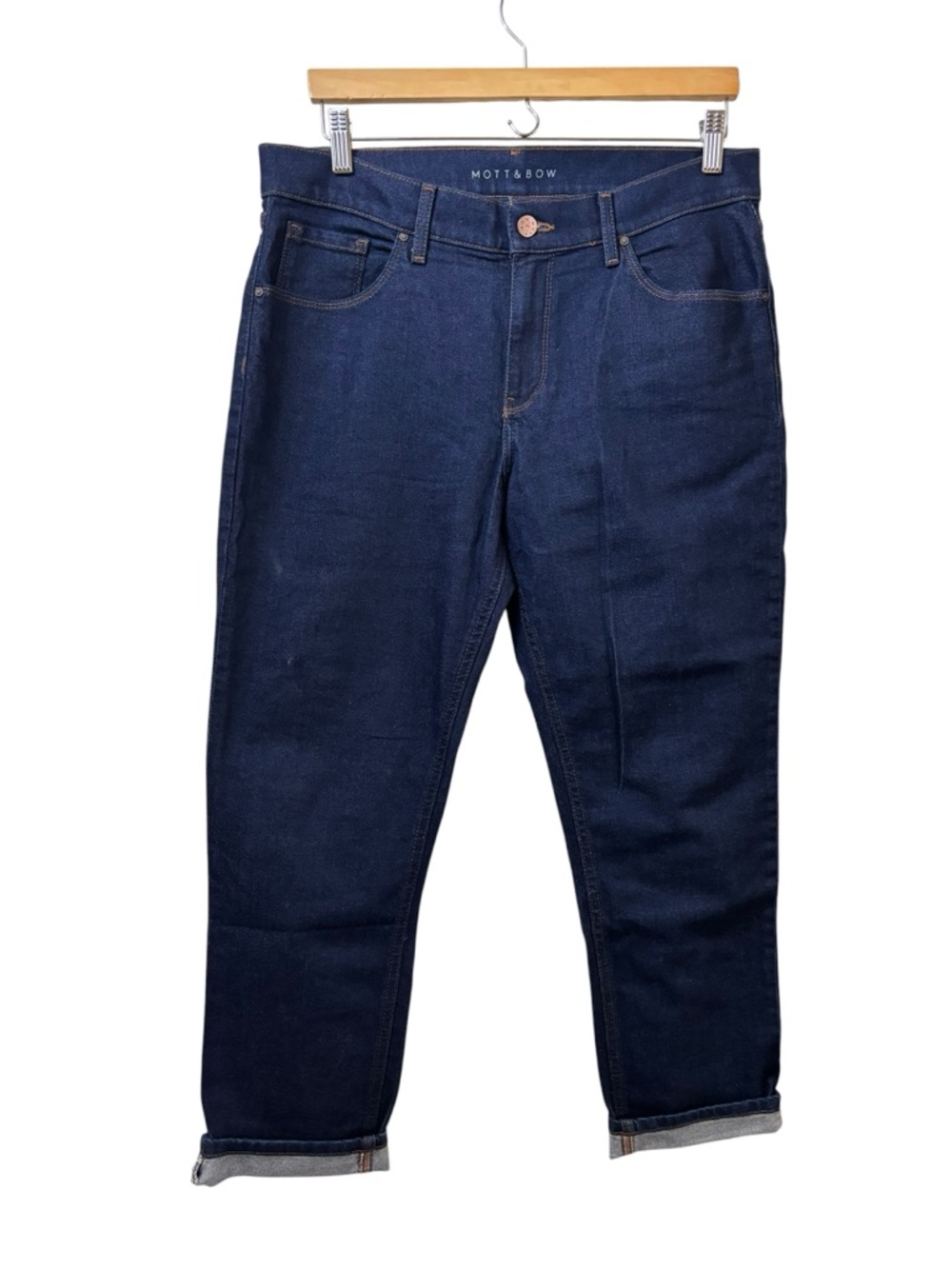 Mott & Bow Dark Indigo boyfriend Jeans 31X28 31 X 28